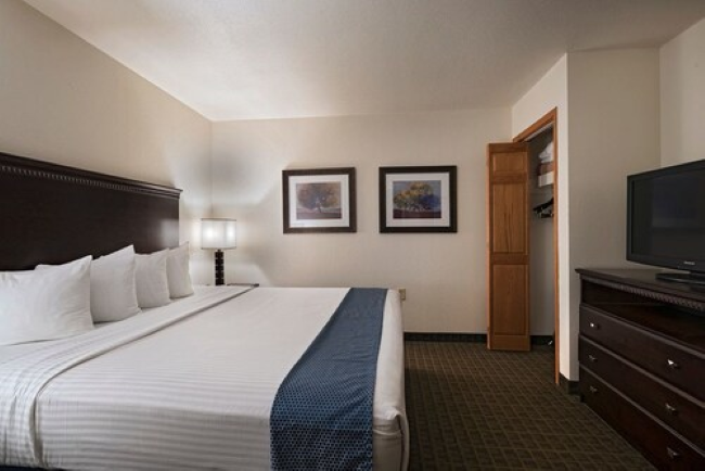 Guest room with one king bed